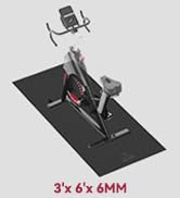 HAPBEAR 2.5x5/3x6/3x7ft Exercise Equipment Mat, Treadmill, Elliptical, Rowing Machine, Peloton Bi...