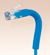 Everest Media Solutions Rotateble Ultra-Slim Patch Cord UTP Ca6A 0.5ft Blue 10's Set per Box