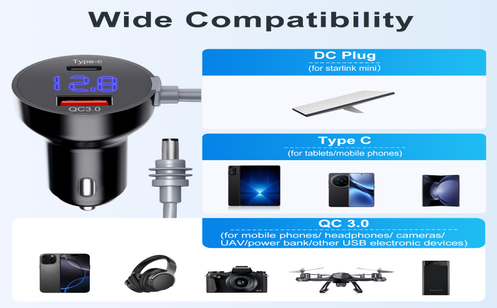 Compatible with starlink mini and others