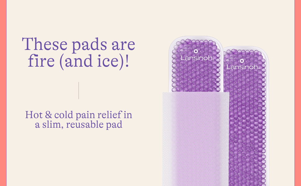 lansinoh postpartum hot and cold pads for perineal recovery, postpartum essentials 