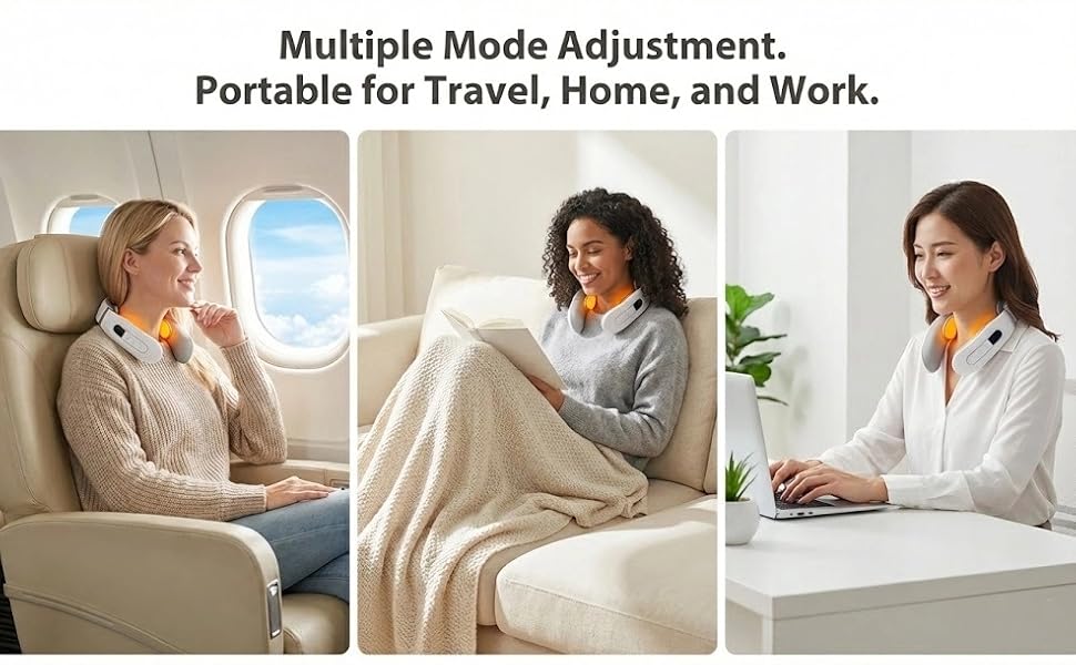 Multiple Mode Adjustment. Portable for Travel, Home, and Work.