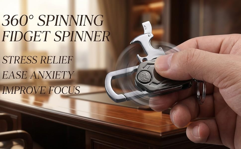 360° Spinning Fidget Spinner Function