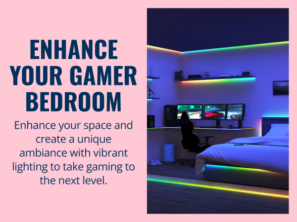 Enhance your gamer bedroom