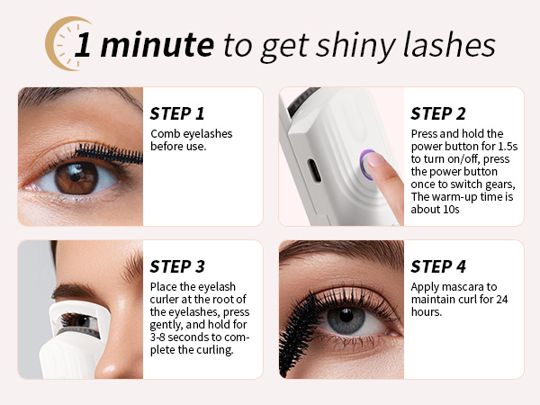  Heated Eyelash Curler