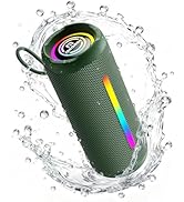 Portable Bluetooth Speaker, IPX7 Waterproof Wireless Speaker, 30W Loud Stereo Sound with Deep Bas...