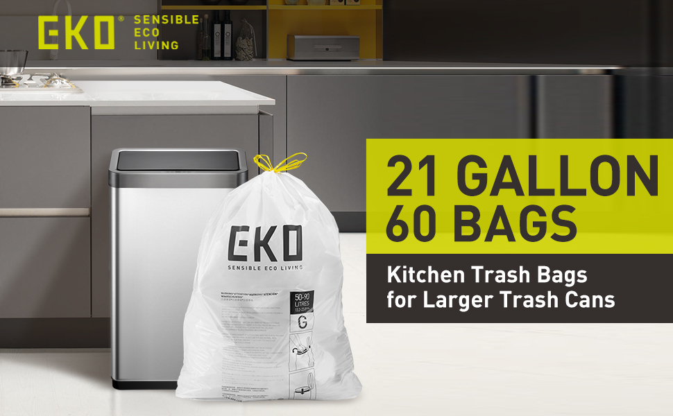 21 Gallon trash bag - box of 60