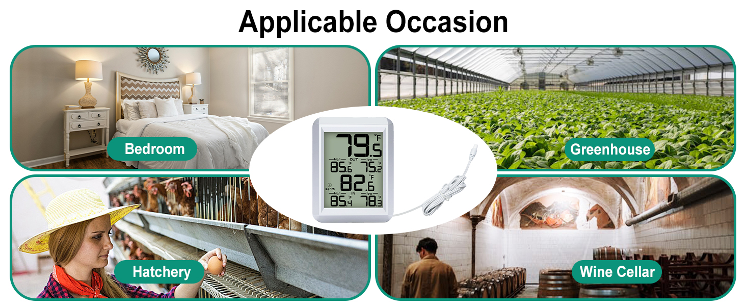 indoor thermometer room thermometer indoor outdoor thermometer digital thermometer