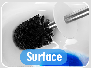 Ceramic toilet brush cleaning toilet bowl Surface