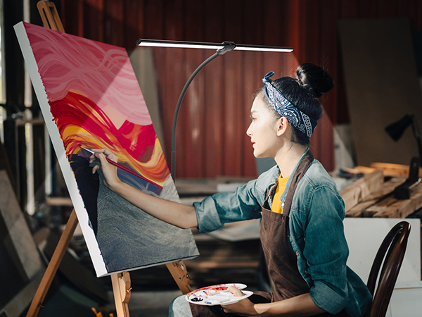 dimmable tall desk lamp classroom lights drawing study