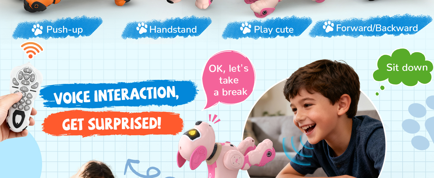 robot dog for kids 6-8