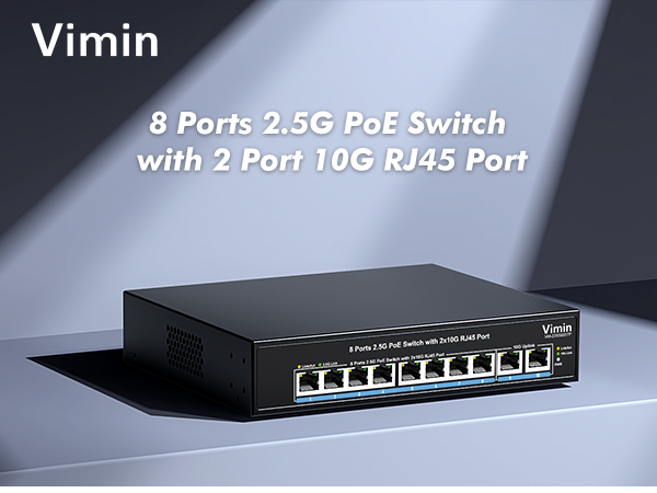 8-Port 2.5G PoE+ Switch