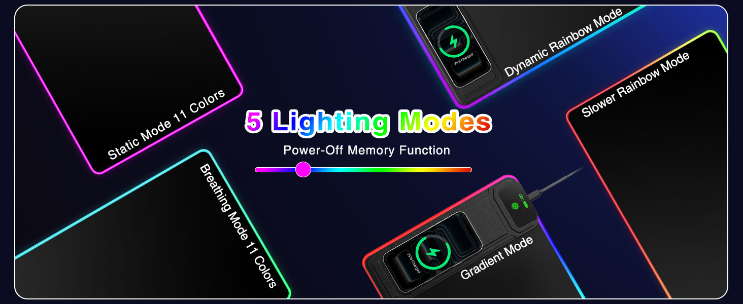 light up desk pad