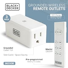 Wireless Remote Control Outlets