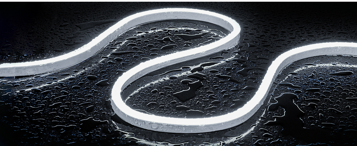 water-resistant neon rope light