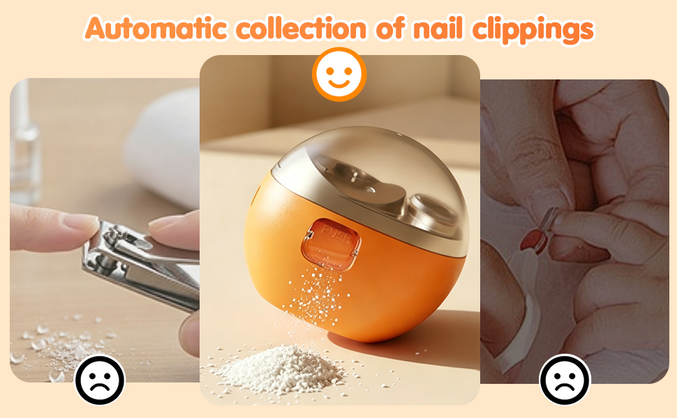 Automatic collection of nail clippings
