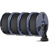 SUNLU High Speed Matte PLA Filament 4KG, Up to 600mm/s Fast 3D Printer Filament Bundle, Smooth PL...
