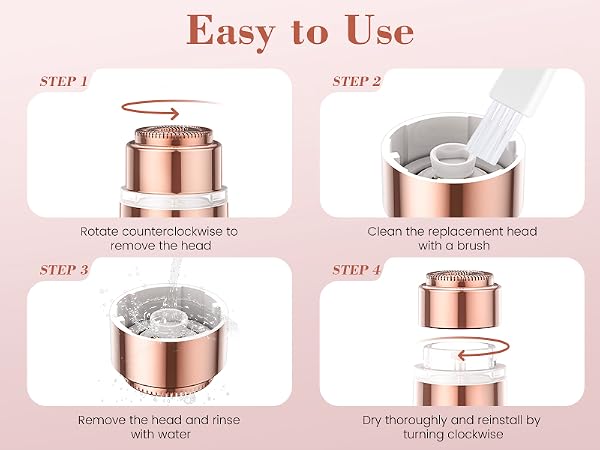 facial hair remover for women face razor electric eyebrow shaver for women depiladora facial