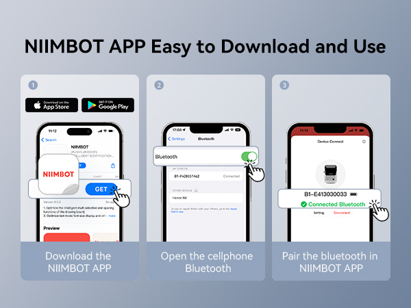 NIIMBOT B1 BLUETOOTH LABEL MAKER