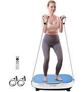 EILISON Glory Vibration Plate Exercise Machine - Lymphatic Drainage Whole Body Workout Vibration ...