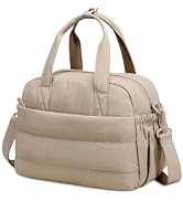 CAMTOP Lunch Box for Women, Cute Quilted Lunch Bag with Shoulder Strap, Lightweight Puffy Padded ...