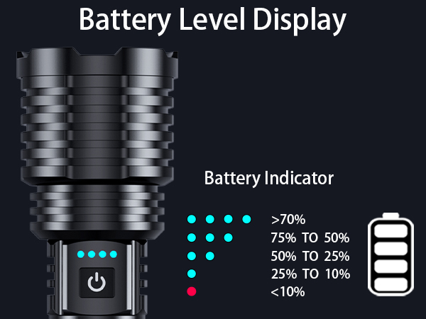 tactical flashlight rechargeable