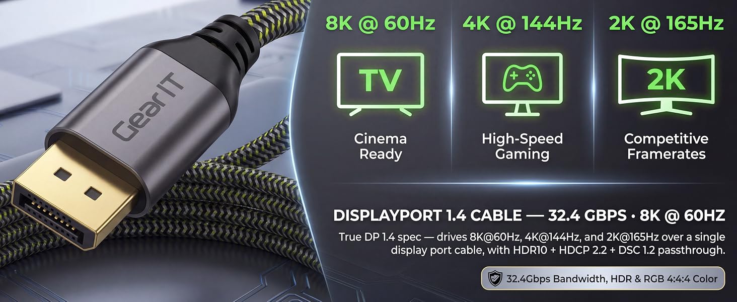 display port to display port cable