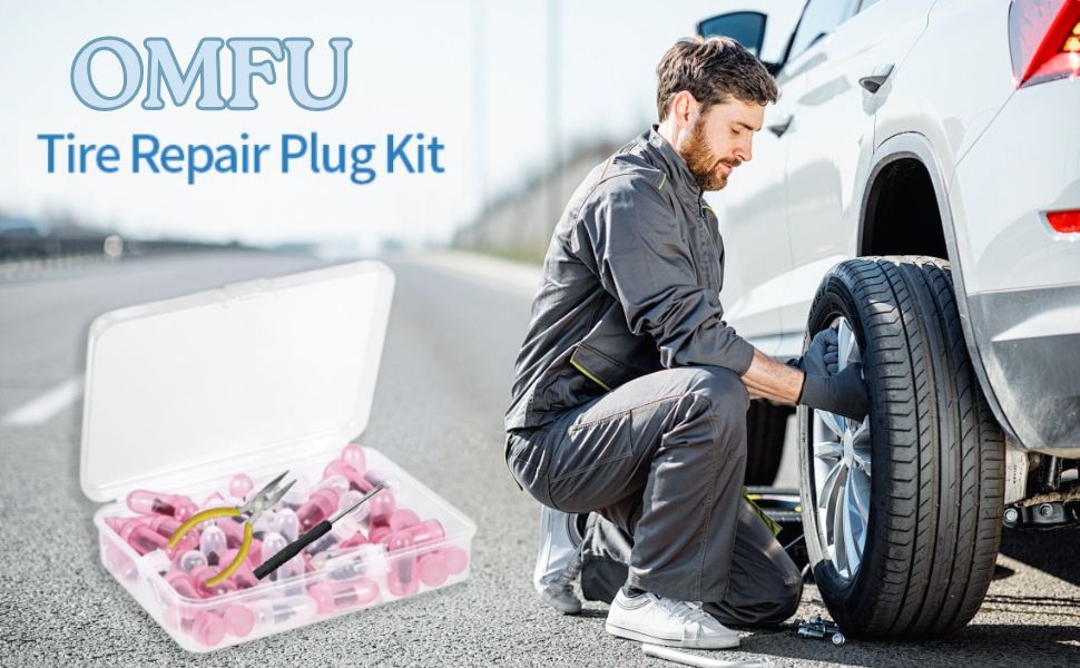 tire plug kit tire repair kit tire plugs tire patch kit fix a flat tire plug screw in tire plugs