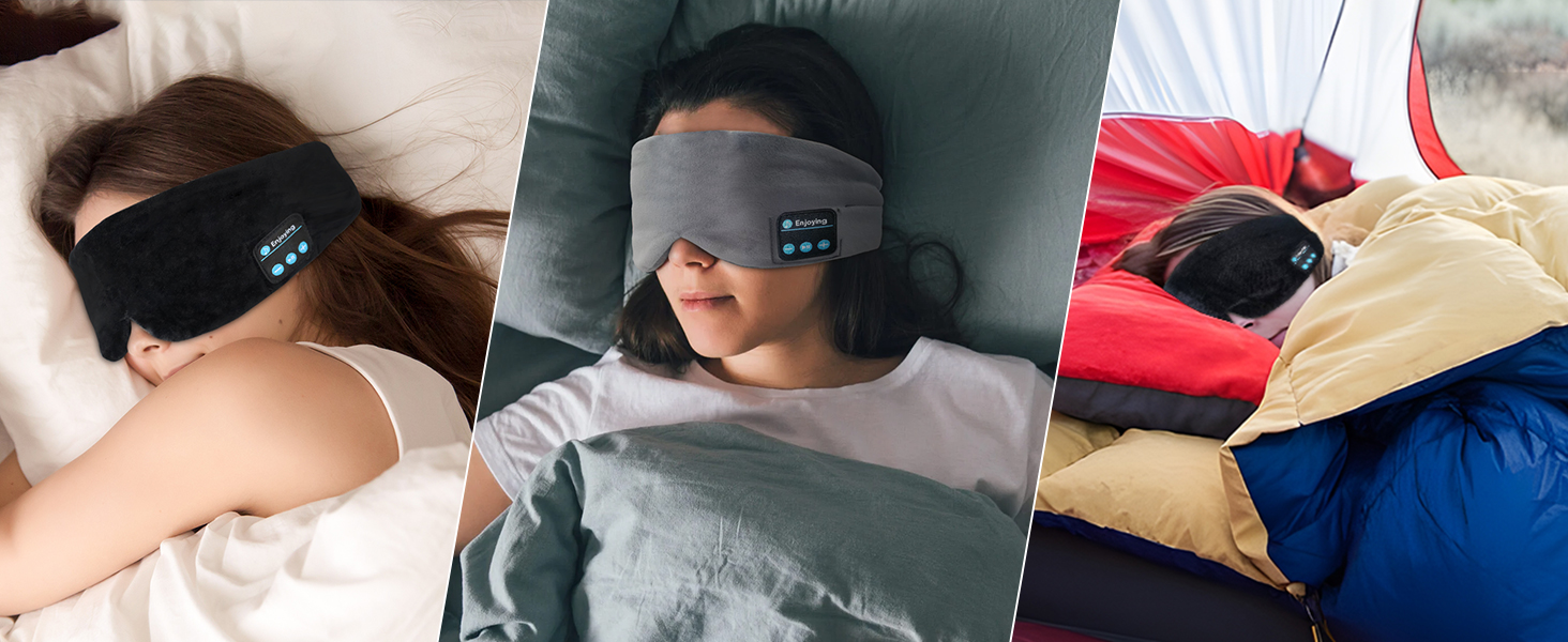 sleeping mask with headphones