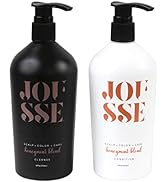 Calista Jousse Cleanse and Condition Duo, Professional Shampoo and Conditioner, Honeymint Blend, ...