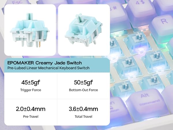 G84 PRO Mechanical Keyboard with Silicone Keycaps