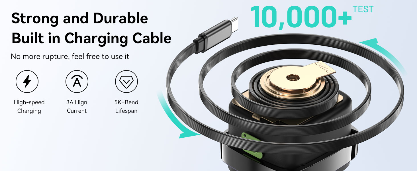 retractable usb c charger