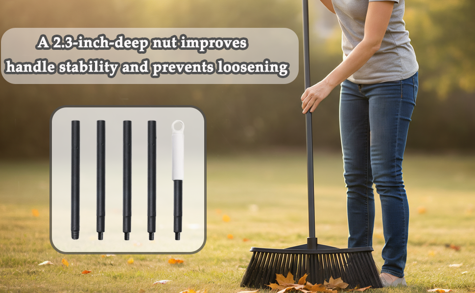 Heavy Duty Outdoor Broom for Cleaning Garages, Terraces, and Porches