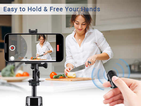 Rechargeable Shutter with Front/Rear Camera Switch for iPhone Android iPad