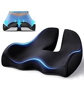 Benazcap X Large Memory Seat Cushion for Office Chair Ergonomic Cushions Pad Pillow for Pressure ...