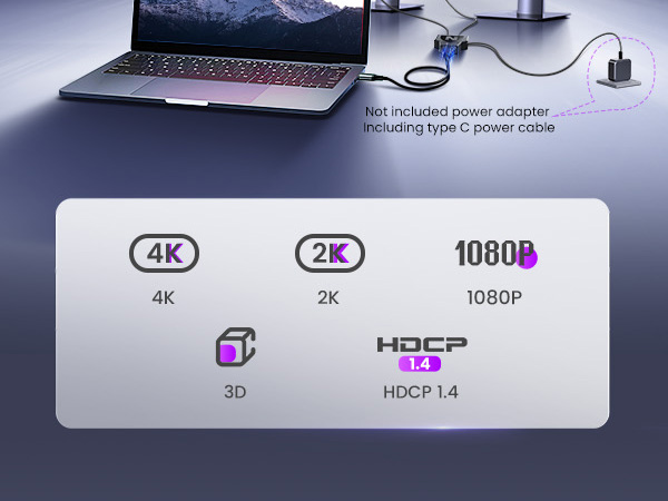 hdmi splitter 1 in 2 out 