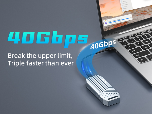 USB4 Type-C to 2280 NVMe Enclosure