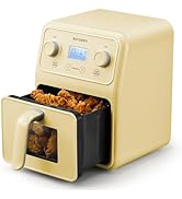 BUYDEEM F51 8-in-1 Air Fryer 4.2QT, Retro Countertop Airfryer Oven with Visible Window, Shake Rem...