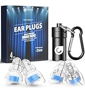 Reure High Fidelity Concert Ear Plugs, Noise Cancelling Silicone Ear Plugs 2 Pairs Great for Conc...