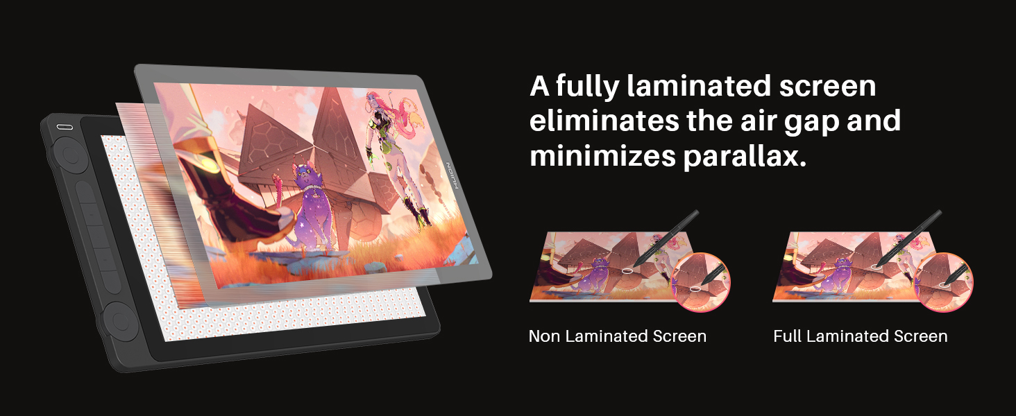 Kamvas 13 Gen 3 Full laminated Screen