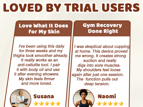 LOVED BY TRIAL USERS