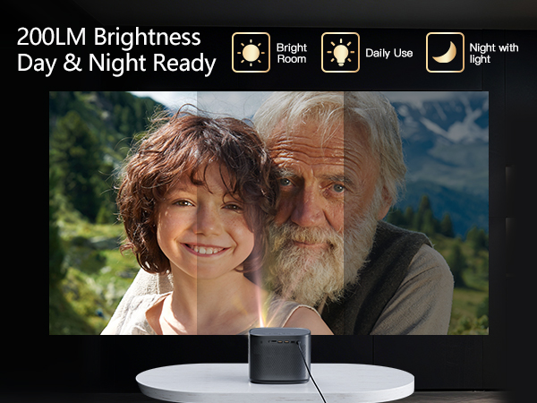 projector 1080p HD home theater outdoor movie portable projectors mini small video projector