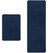 PureSwan Bathroom Rugs Sets 2 Piece – Absorbent and Washable Bath Mat, Non-Slip, Thick Soft Cheni...