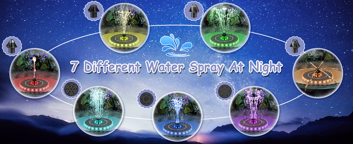 solar water fountain
