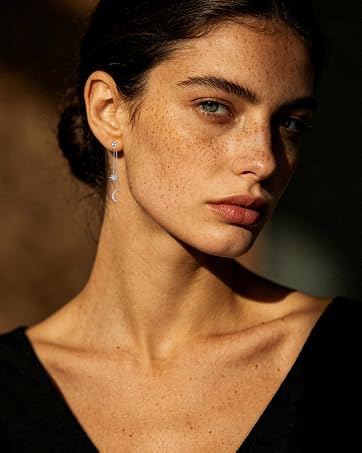 star and moon earrings