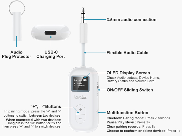 in-flight bluetooth adapter