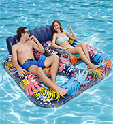 2-Person Inflatable Pool Floats Adult