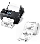Phomemo Thermal Label Printer Upgraded with Touchable Screen, Shipping Label Printer for Small Bu...