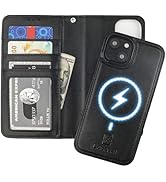 Bocasal for iPhone 14 Wallet Case Compatible with MagSafe Wireless Charging, RFID Blocking Magnet...