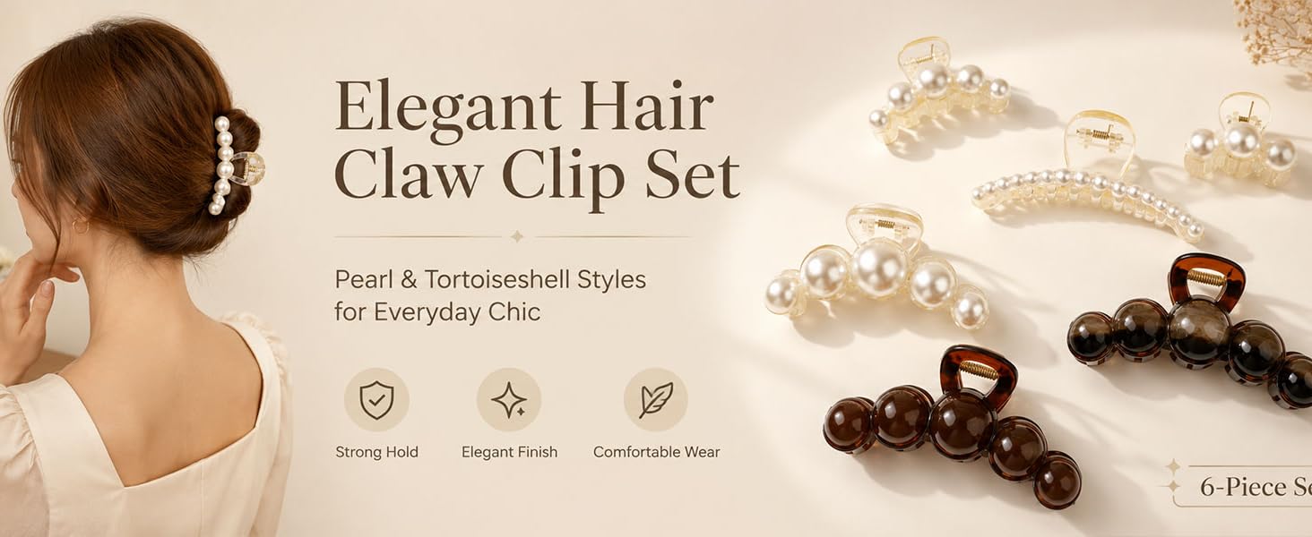 pearl claw clip