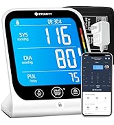 Etekcity FSA HSA Eligible Smart Blood Pressure Monitor for Home Use, Cuff for Standard to Large S...